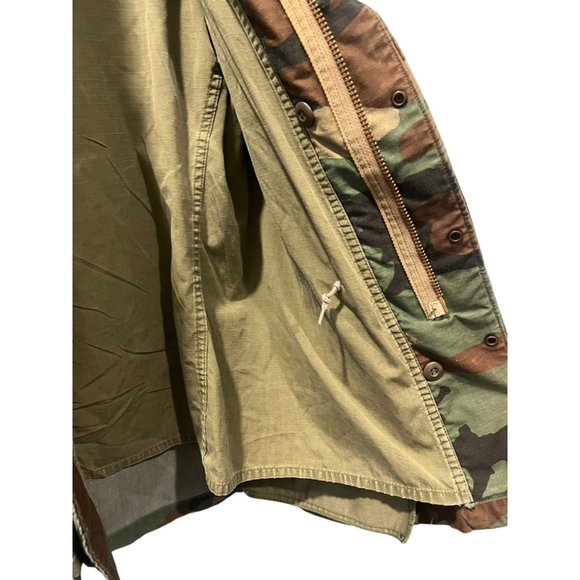Vintage 1965 U.S Army M-65 Field Jacket "Neo-Tokyo" Camo Hooded Sz Small Vietnam - Picture 6 of 9